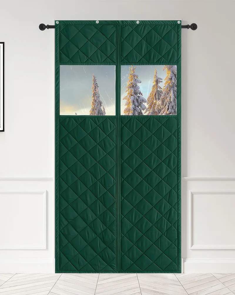 Oxford Thermal Insulated & Soundproof Custom Magnetic Door Curtain with PVC