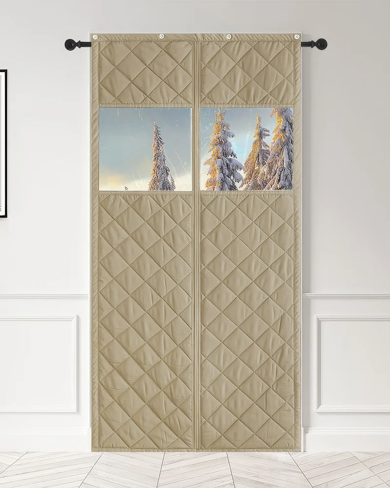 Oxford Thermal Insulated & Soundproof Custom Magnetic Door Curtain with PVC