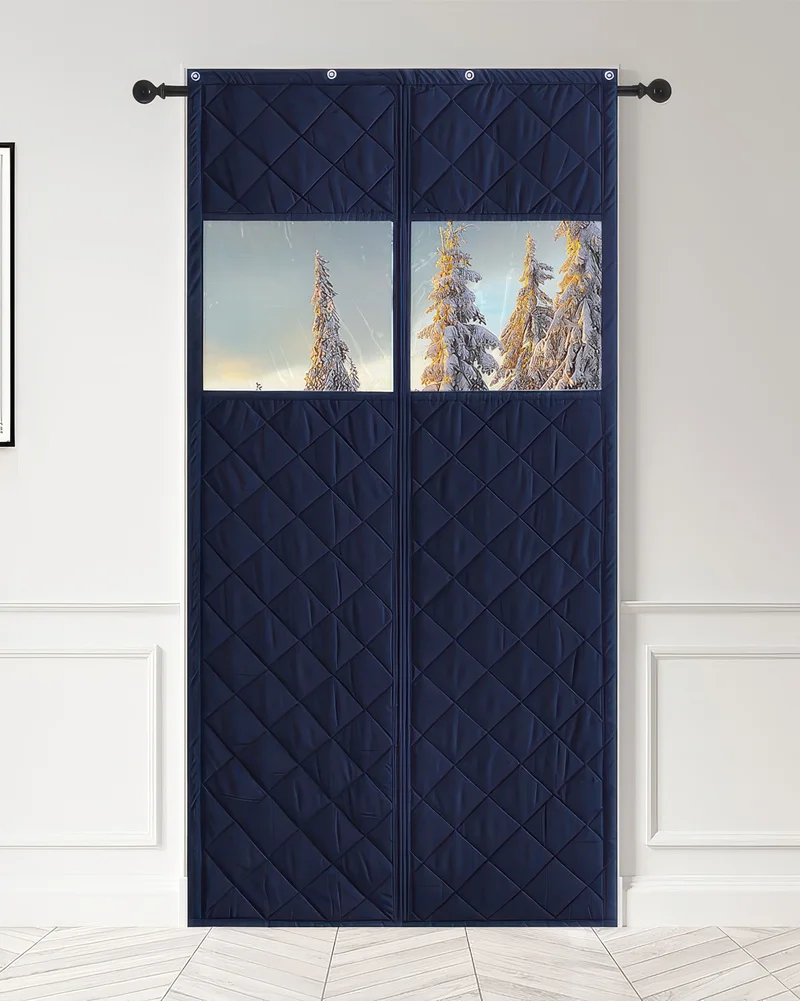 Oxford Thermal Insulated & Soundproof Custom Magnetic Door Curtain with PVC