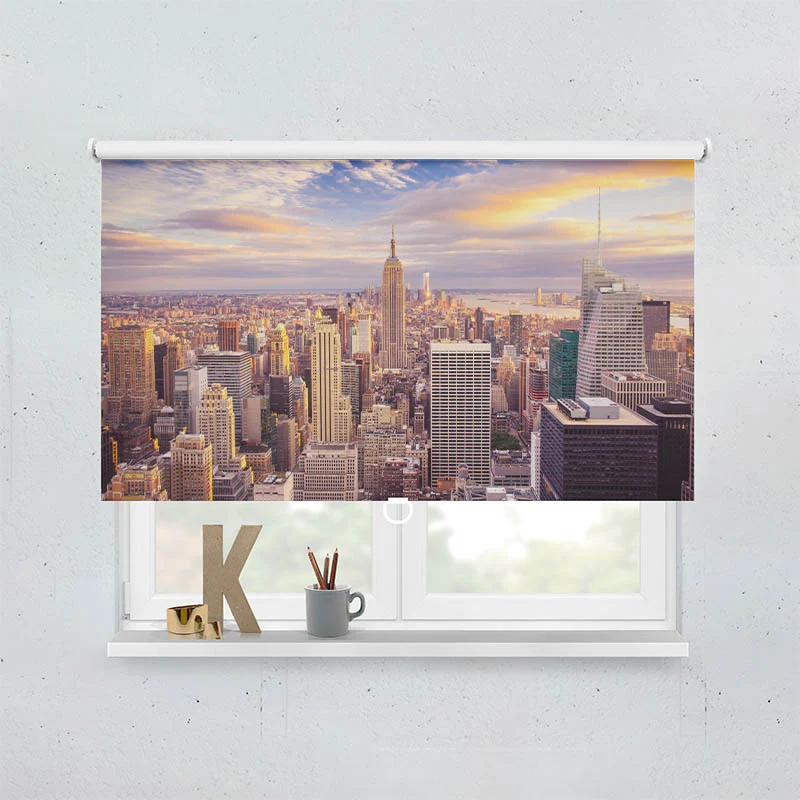 Springrollo Motiv "Sunset New York City Skyline"