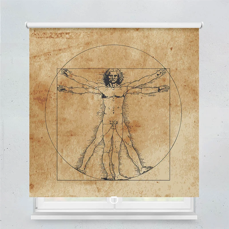 Springrollo Motiv "Vintage Vitruvian Man"