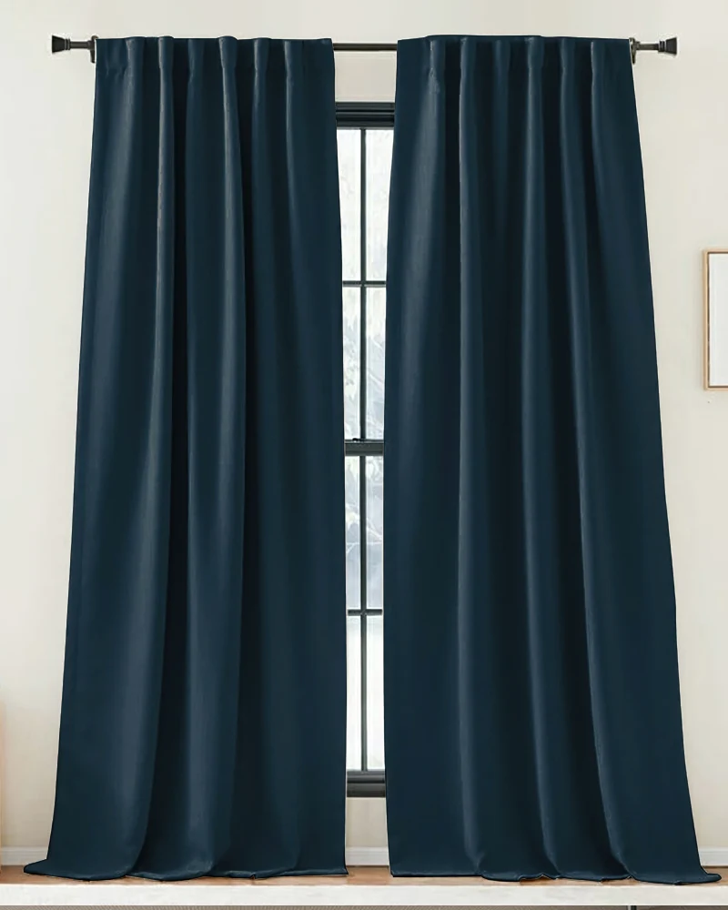 Zoe Linen Look Soft Custom Curtain