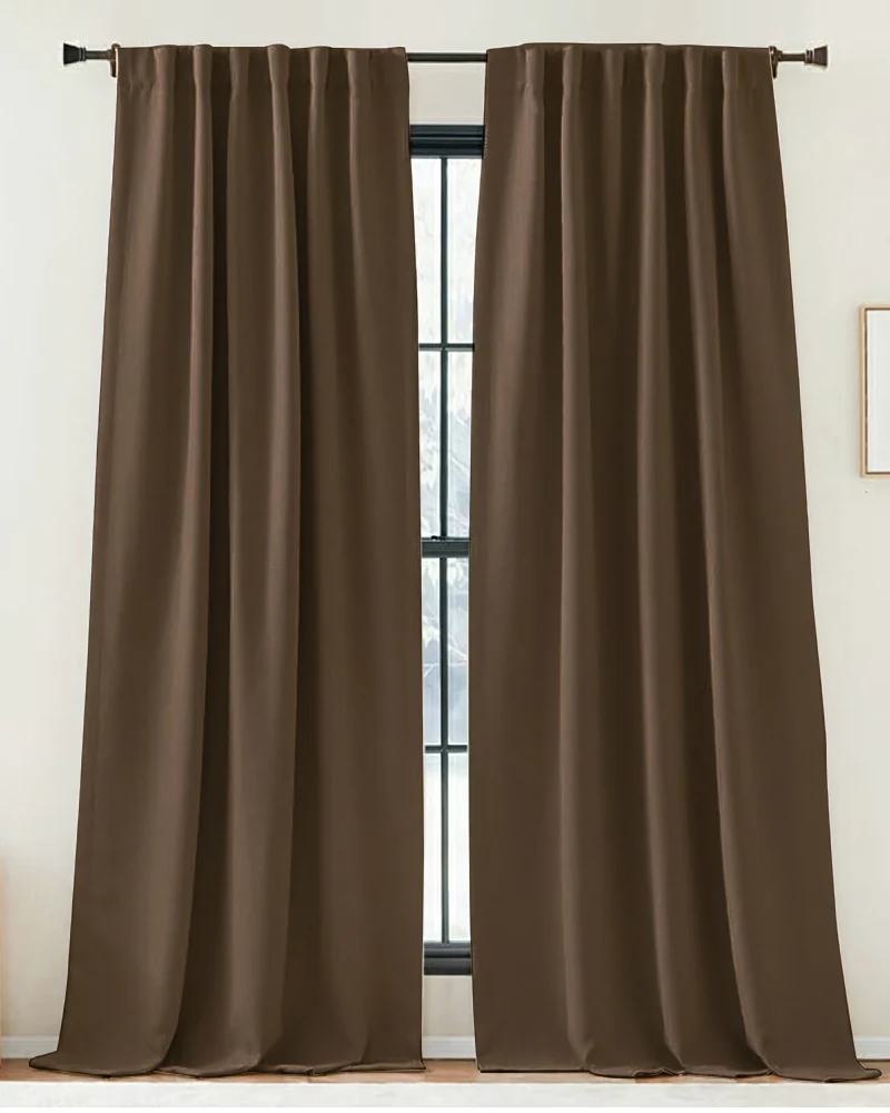 Zoe Linen Look Soft Custom Curtain