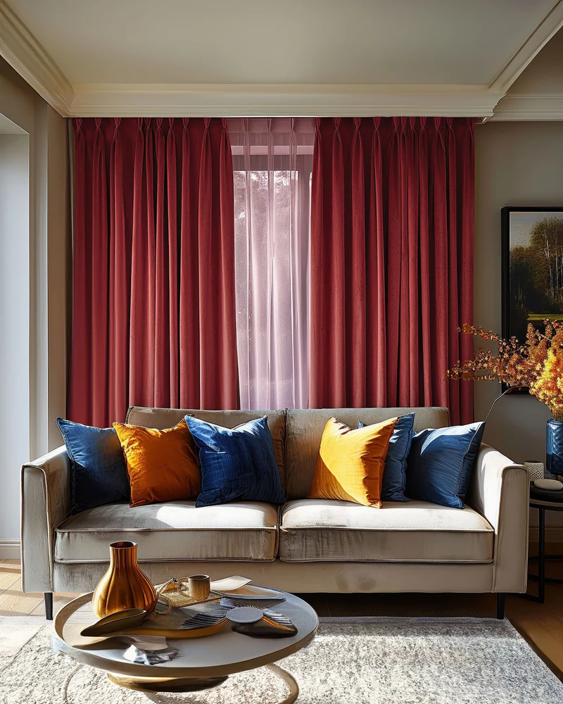 Laborien Linen Look Textured Custom Curtain