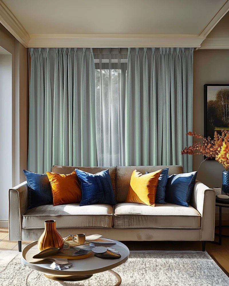 Laborien Linen Look Textured Custom Curtain