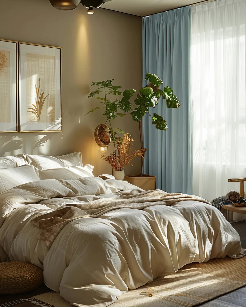 Laborien Linen Look Textured Custom Curtain