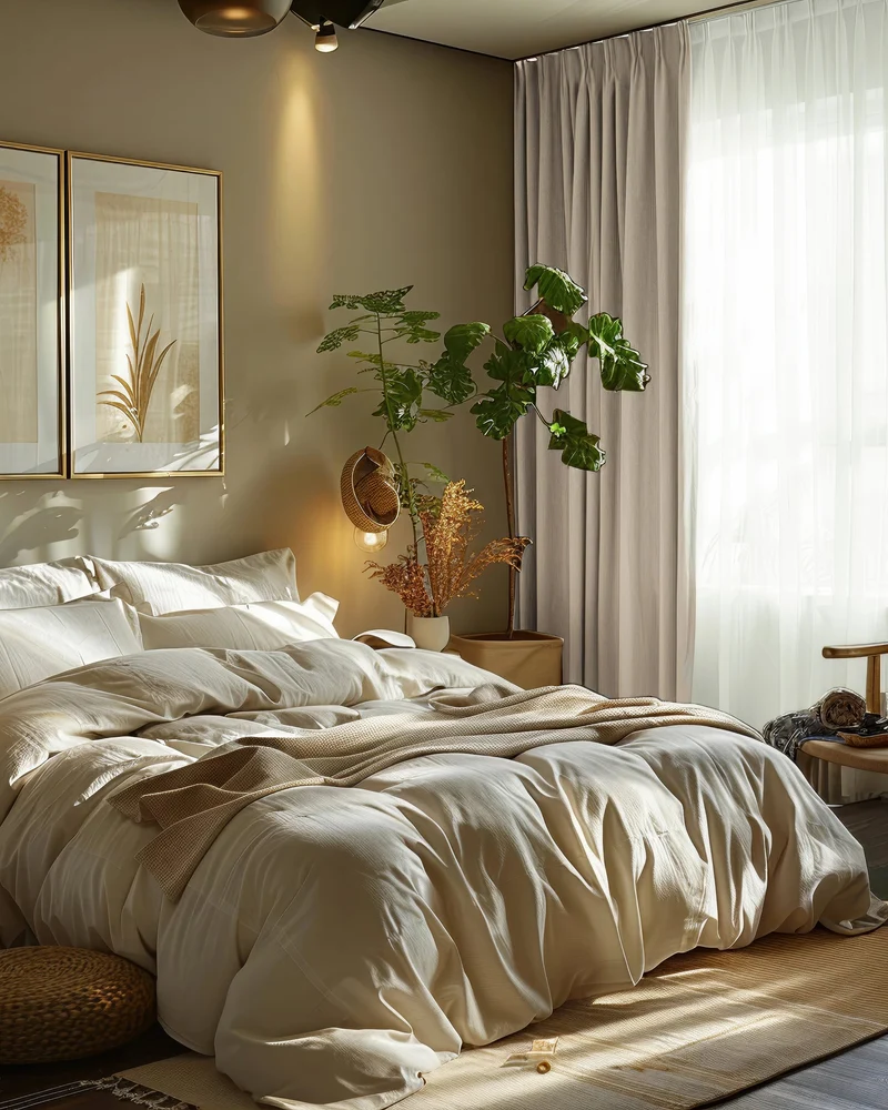 Laborien Linen Look Textured Custom Curtain
