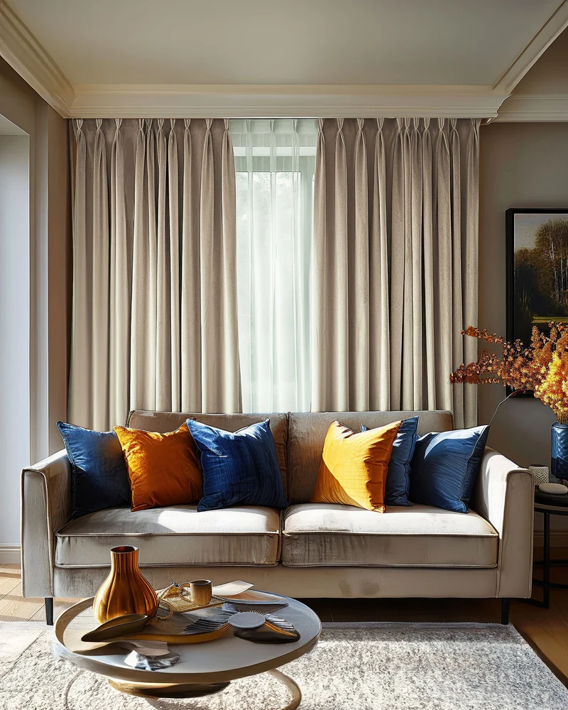 Laborien Linen Look Textured Custom Curtain