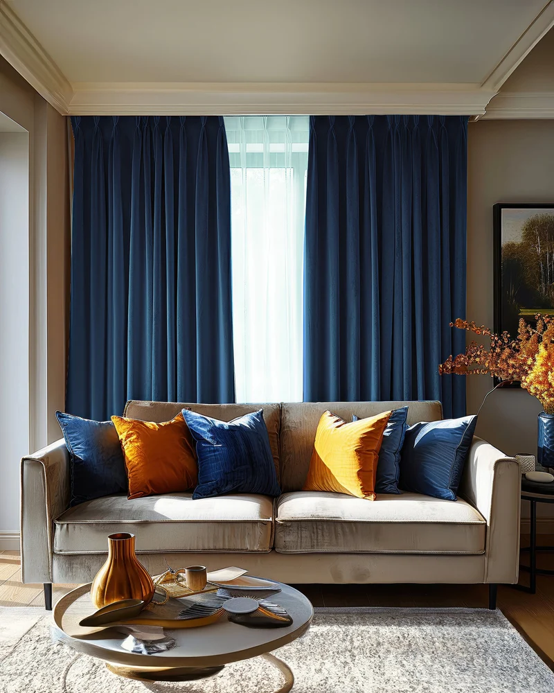Laborien Linen Look Textured Custom Curtain