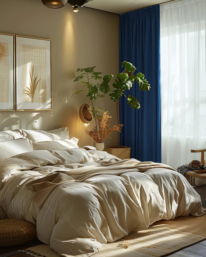 Laborien Linen Look Textured Custom Curtain