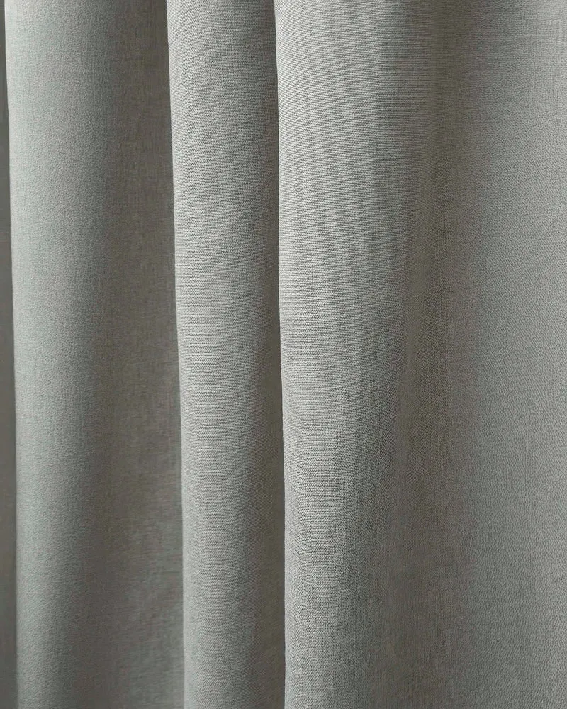 Laborien Linen Look Textured Custom Curtain