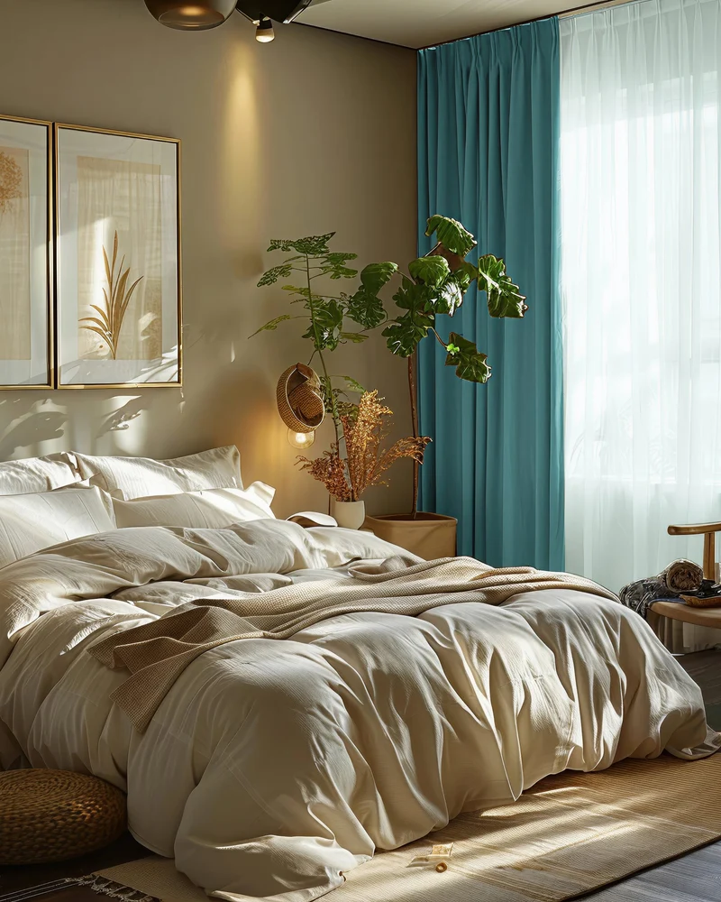 Laborien Linen Look Textured Custom Curtain