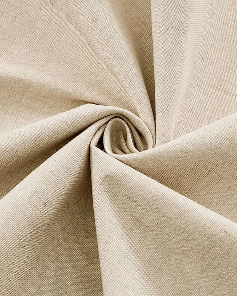 Cronin Linen Look Blackout Custom Curtain