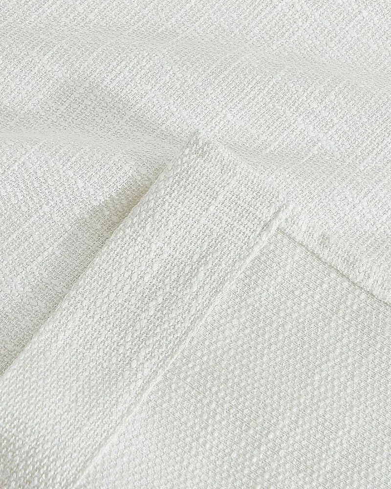 Traunsee Cotton Blend Textured Custom Curtain
