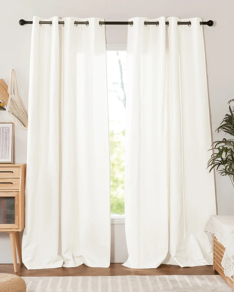 Nara Linen & Cotton Blend Lightweight Custom Curtain