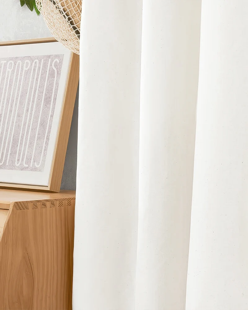 Nara Linen & Cotton Blend Lightweight Custom Curtain