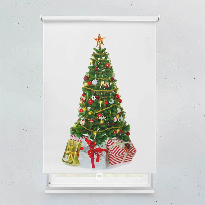Springrollo Motiv "Weihnachtsbaum"