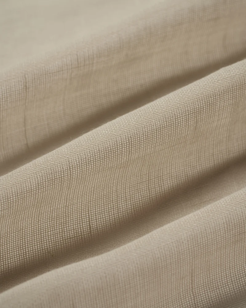Yarn Linen Look Sheer Custom Curtain