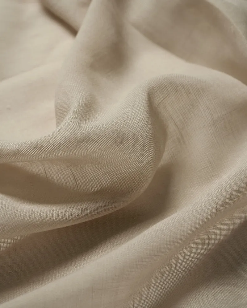 Yarn Linen Look Sheer Custom Curtain