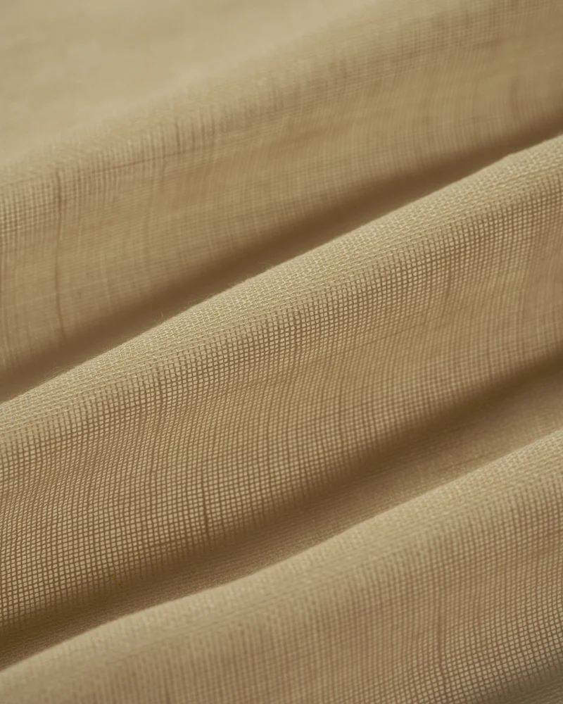 Yarn Linen Look Sheer Custom Curtain