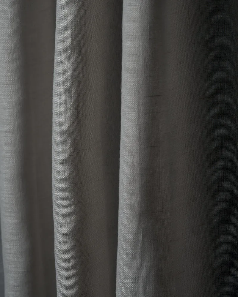 Yarn Linen Look Sheer Custom Curtain