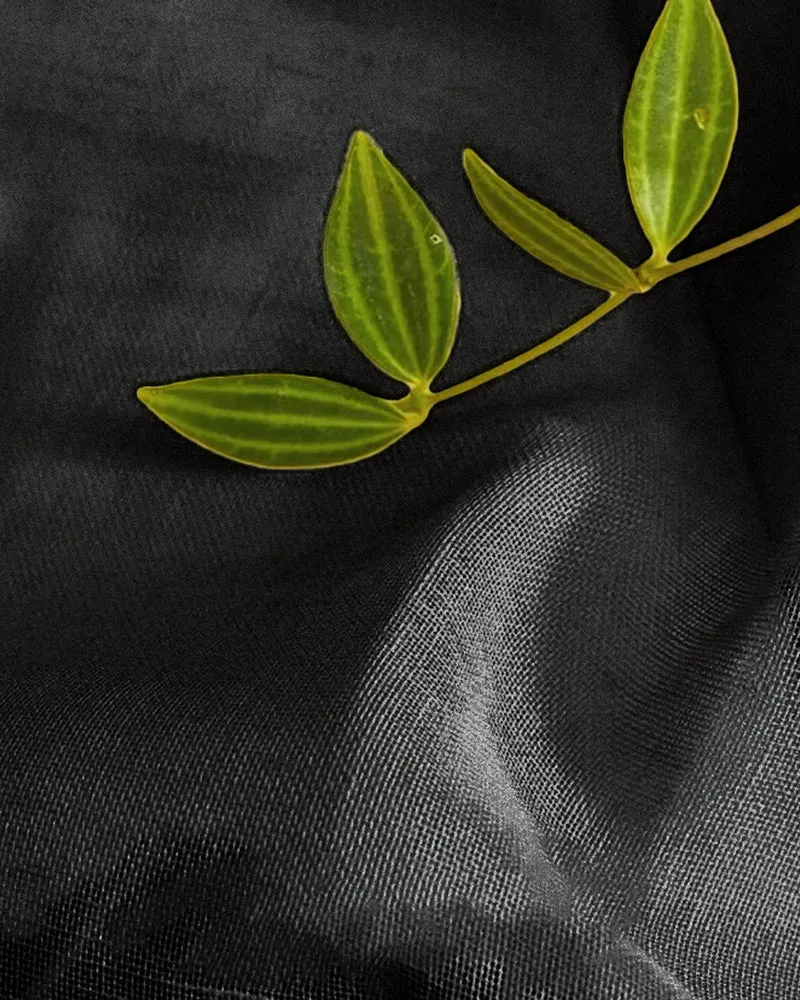 Yarn Linen Look Sheer Custom Curtain