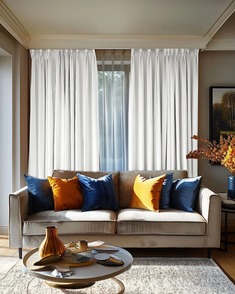 Laborien Linen Look Textured Custom Curtain