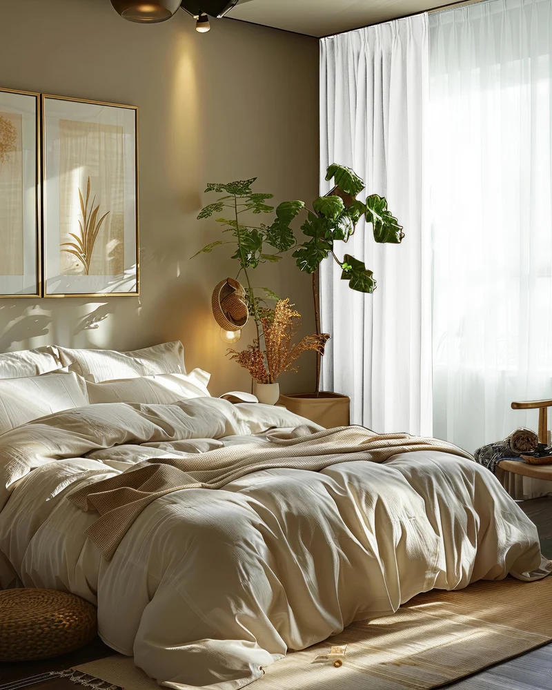 Laborien Linen Look Textured Custom Curtain