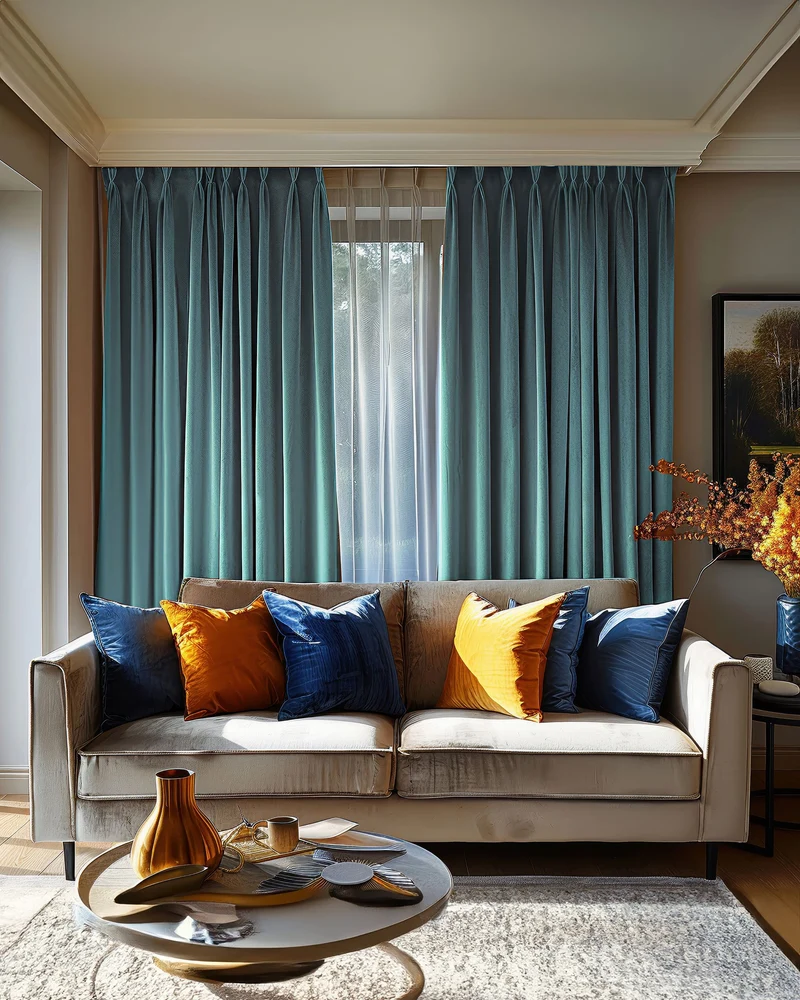 Laborien Linen Look Textured Custom Curtain