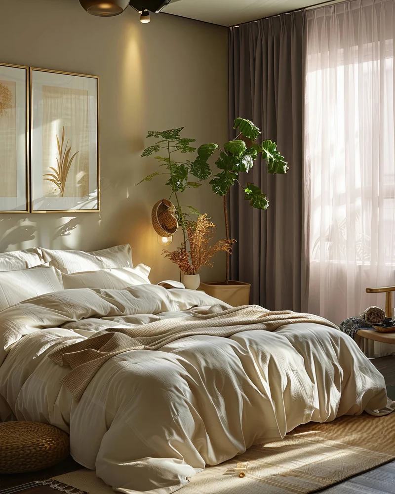Laborien Linen Look Textured Custom Curtain