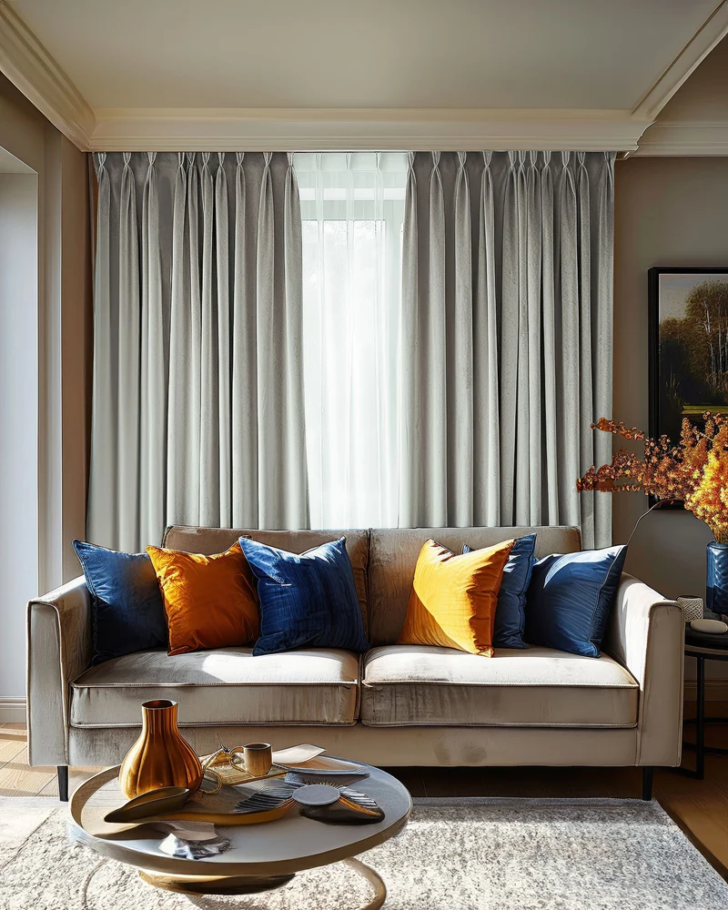 Laborien Linen Look Textured Custom Curtain