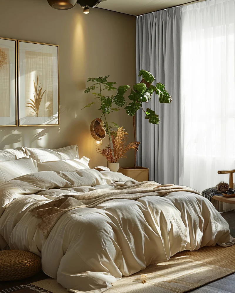 Laborien Linen Look Textured Custom Curtain