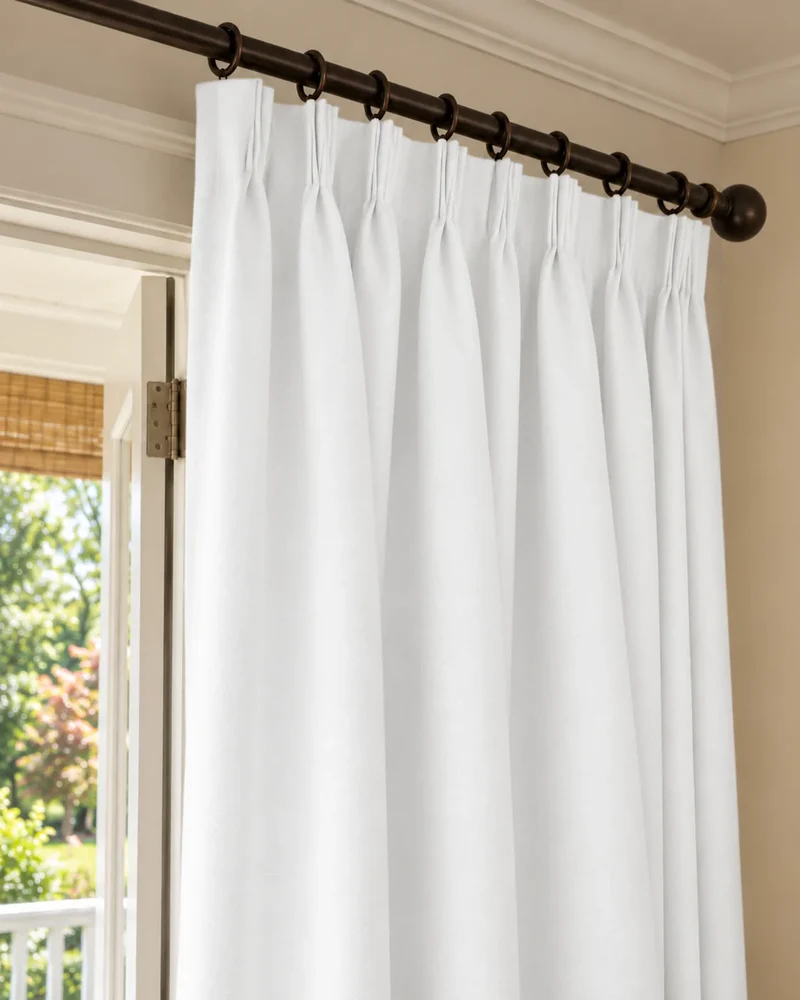 Laborien Linen Look Textured Custom Curtain