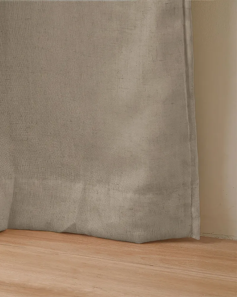 Latvian Linen Blend Lightweight Custom Curtain