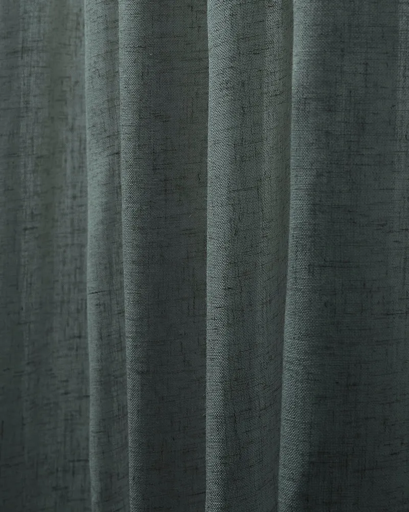 Latvian Linen Blend Lightweight Custom Curtain