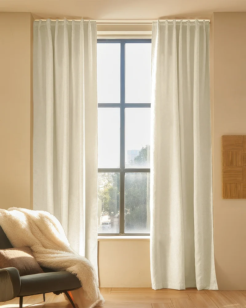 Latvian Linen Blend Lightweight Custom Curtain