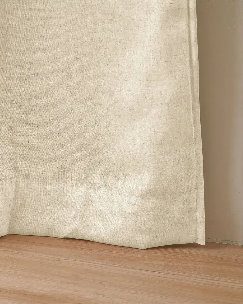 Latvian Linen Blend Lightweight Custom Curtain