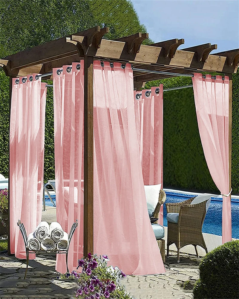 Scottish Custom Outdoor Sheer Curtain