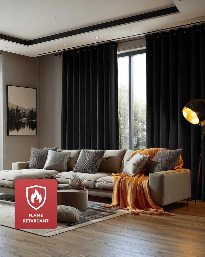 Frisian Custom Flame Retardant Curtain