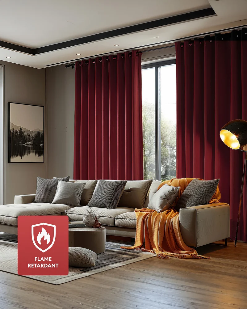 Frisian Custom Flame Retardant Curtain