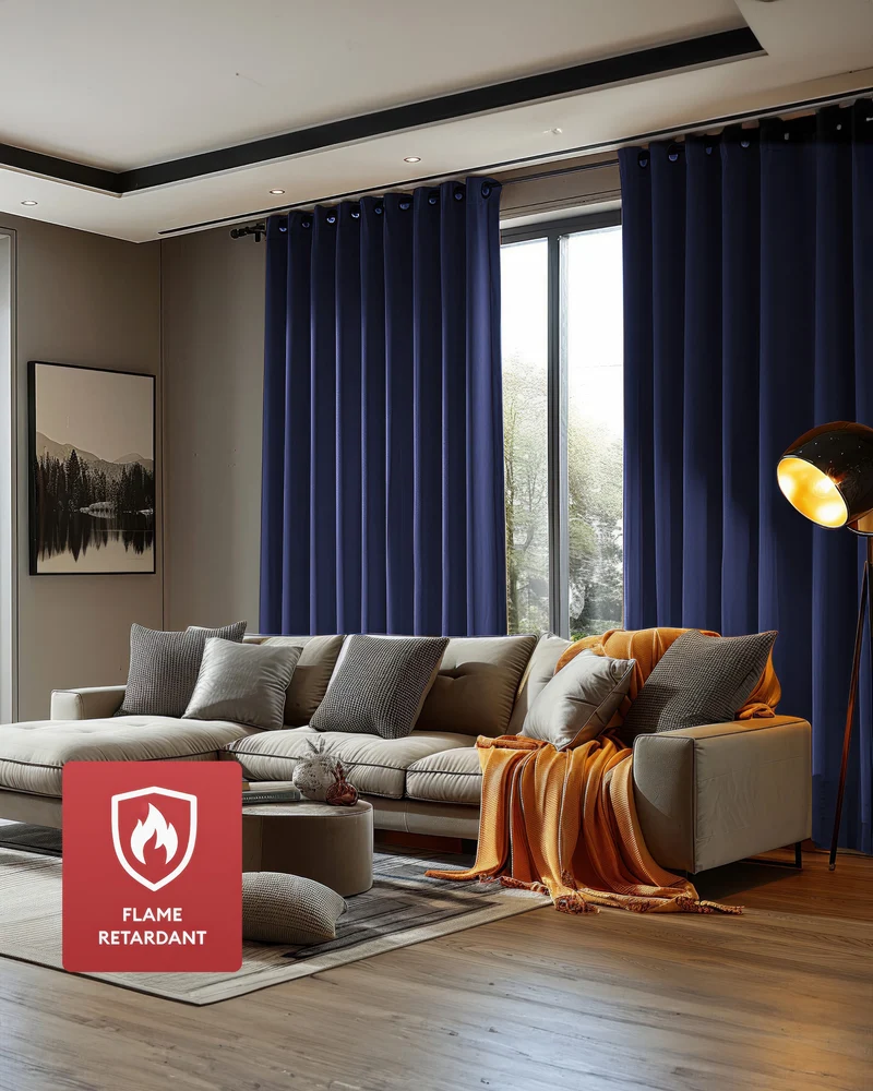 Frisian Custom Flame Retardant Curtain