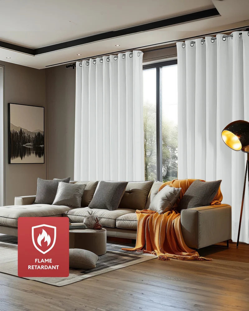 Frisian Custom Flame Retardant Curtain