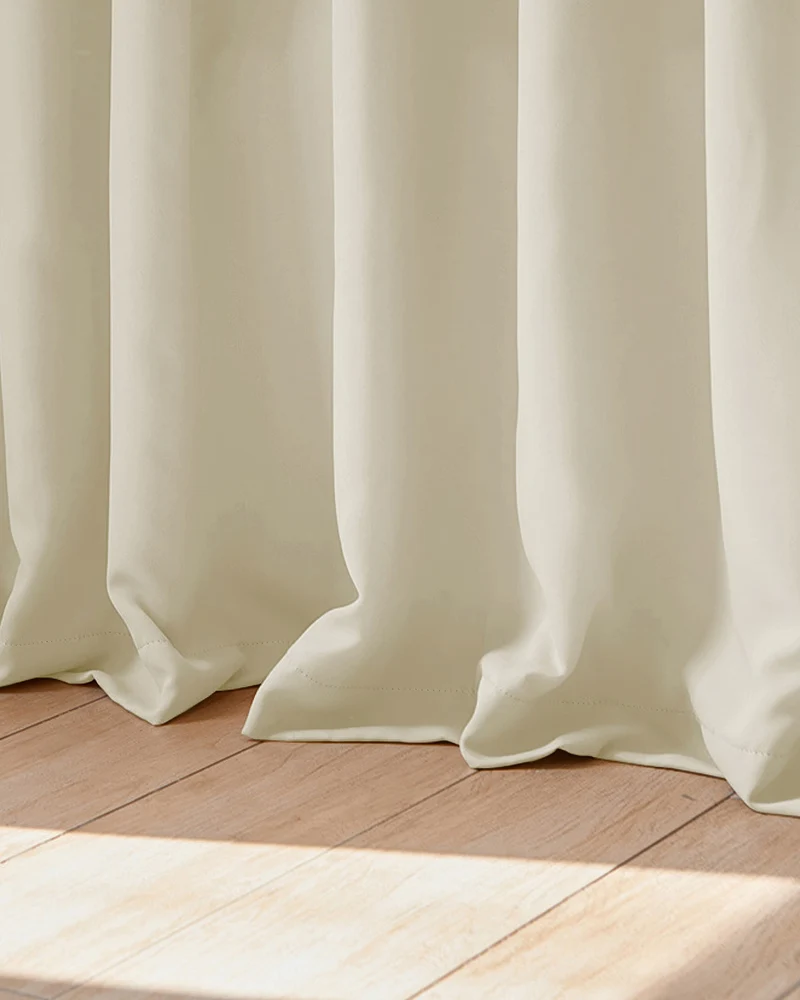 Hussein 4 Layers OEKO Certified Soundproof Thermal 100% Blackout Anti-Dust Premium Custom Curtain