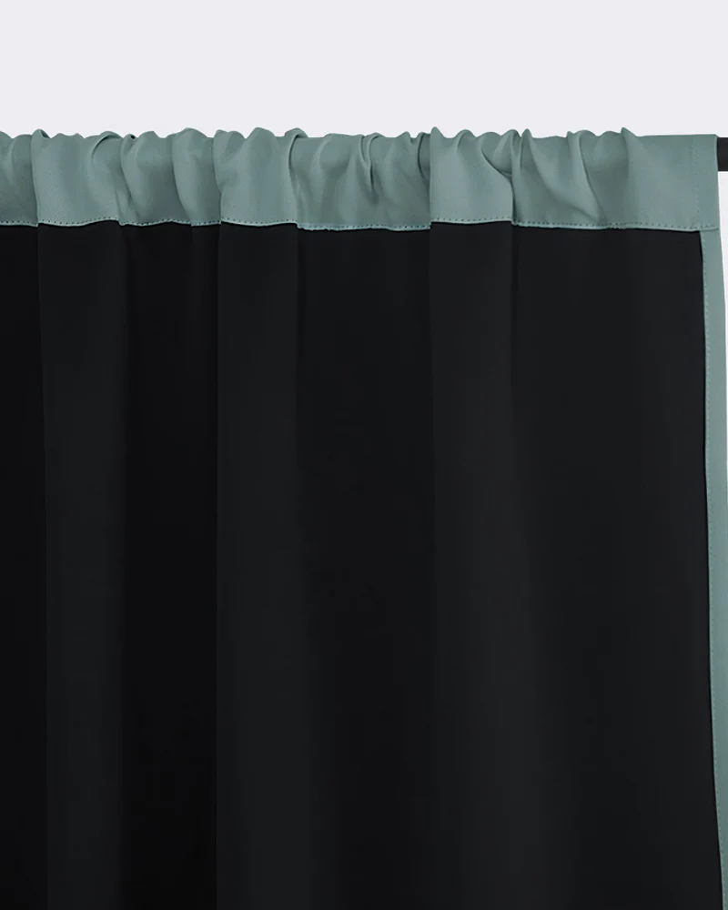 Hussein 4 Layers OEKO Certified Soundproof Thermal 100% Blackout Anti-Dust Premium Custom Curtain