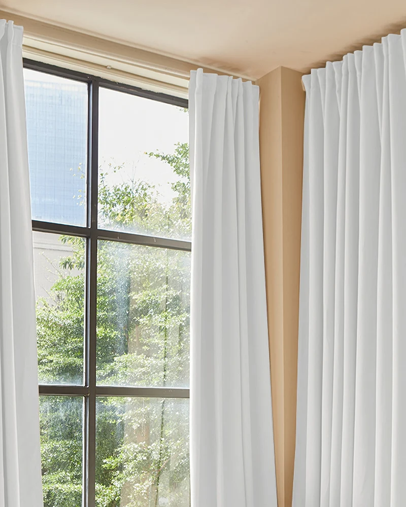 Hussein 4 Layers OEKO Certified Soundproof Thermal 100% Blackout Anti-Dust Premium Custom Curtain