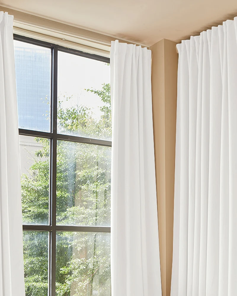 Hussein 4 Layers OEKO Certified Soundproof Thermal 100% Blackout Anti-Dust Premium Custom Curtain