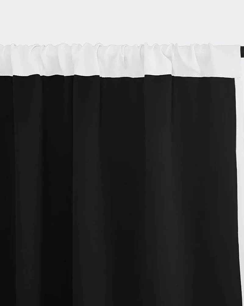 Hussein 4 Layers OEKO Certified Soundproof Thermal 100% Blackout Anti-Dust Premium Custom Curtain