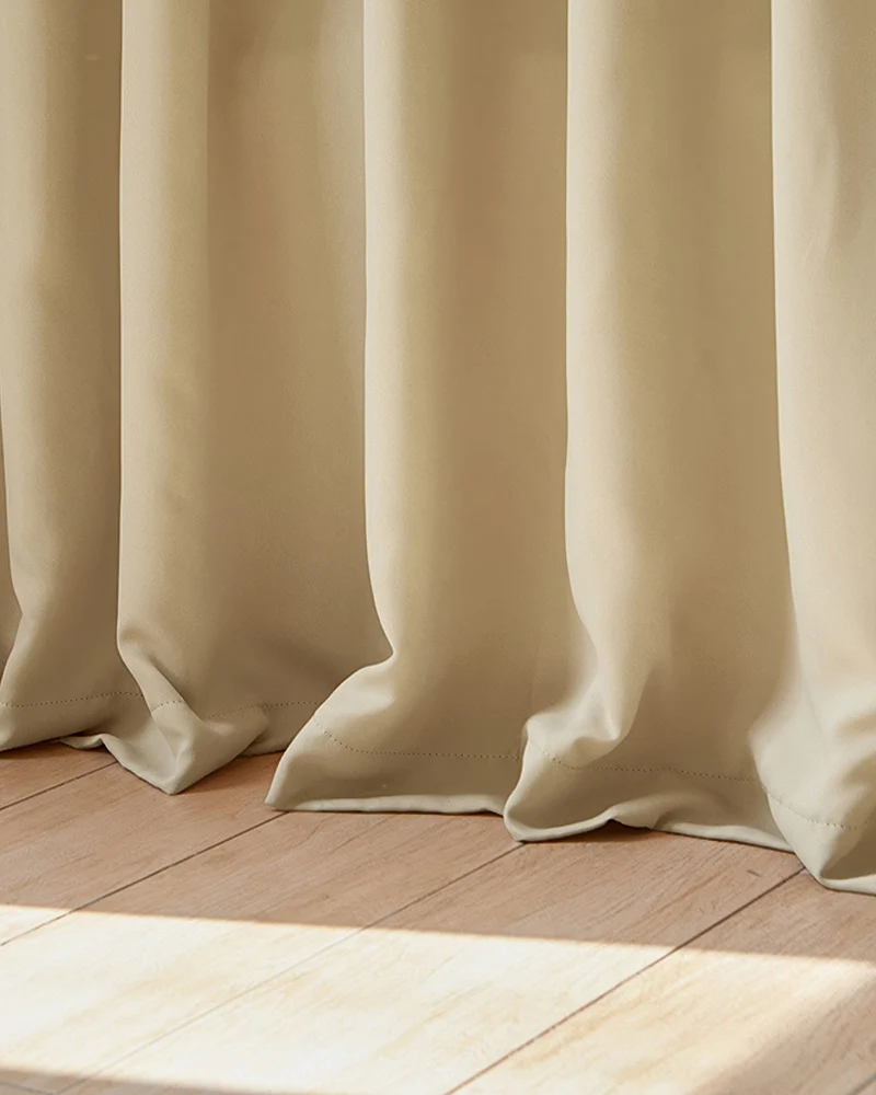 Hussein 4 Layers OEKO Certified Soundproof Thermal 100% Blackout Anti-Dust Premium Custom Curtain