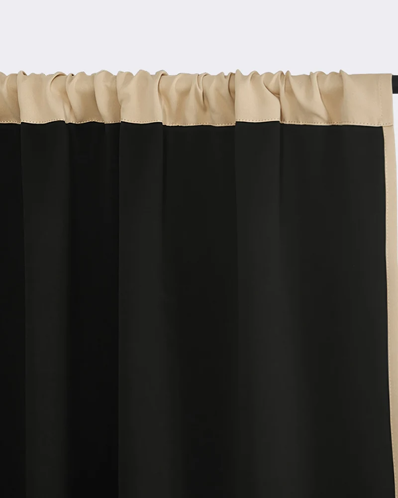 Hussein 4 Layers OEKO Certified Soundproof Thermal 100% Blackout Anti-Dust Premium Custom Curtain