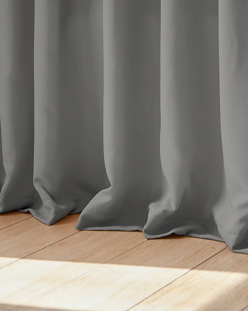 Hussein 4 Layers OEKO Certified Soundproof Thermal 100% Blackout Anti-Dust Premium Custom Curtain
